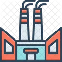 Factory Industry Manufacturing Icon