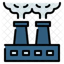 Factory Industry Pollution Icon