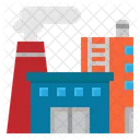 Factory Building Economy Icon