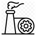 Factory Production Industrial Icon