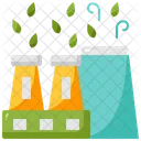 Factory Leaf Green Factory Icon