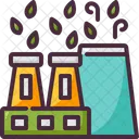 Factory Leaf Green Factory Icon