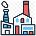 Factory Mill Manufacturing Plant Icon
