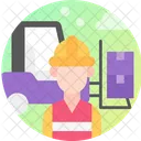 Factory Labor  Icon