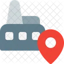 Factory Location Industry Location Navigation Sign Icon
