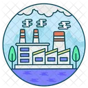 Industry Factory Outlet Mill Icon