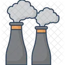 Factory Pollution Industrial Waste Air Pollution Icon
