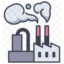 Factory Pollution  Icon