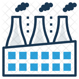 Factory Pollution Icon