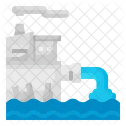 Factory Pollution  Icon