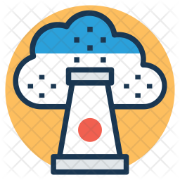 Factory Pollution Icon