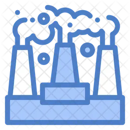 Factory Pollution  Icon