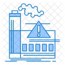 Pollution Factory Air Icon