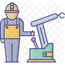 Factory Production  Icon