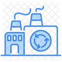 Factory Recycling Icon