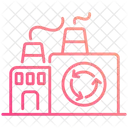 Factory Recycling Icon