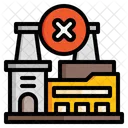 Factory Shutdown  Icon