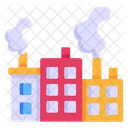 Industrial Pollution Factory Smoke Smoke Pollution Icon