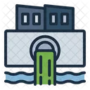 Factory Waste Liquid Ecology Icon