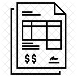 Factura  Icono