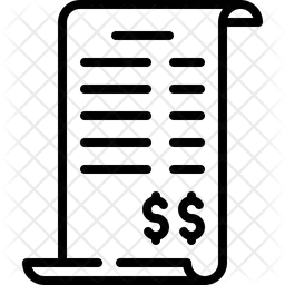 Factura  Icono