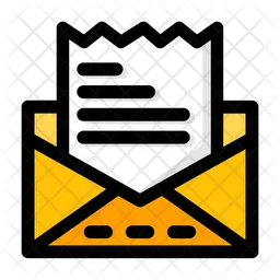 Correo de factura  Icono