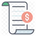Extracto Bancario Factura De Compras Comprobante Bancario Icon