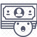 Factura de dinero  Icono