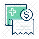 Factura Factura Del Hospital Factura Medica Icono