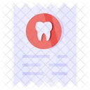 Factura dental  Icono