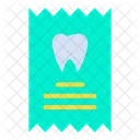 Factura dental  Icono