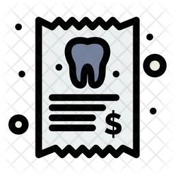 Factura dentista  Icono