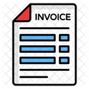 Extracto Bancario Factura Comprobante Bancario Icon