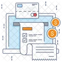 Extracto Bancario Factura Comprobante Bancario Icon