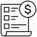 Factura  Icono
