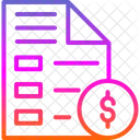 Factura  Icono