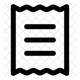 Factura  Icono