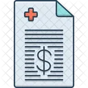 Factura médica  Icono