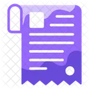 Papel Documento Vector Icono
