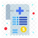 Factura médica  Icono