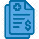 Factura Medica Factura Tarifa Icono