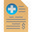 Factura Medica Factura Tarifa Icono