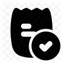 Factura pagada  Icono