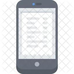 Factura de teléfono  Icono