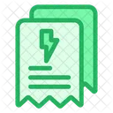 Facturas Electricidad Recibo Icono