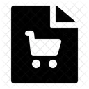 Facture Document Panier Icon