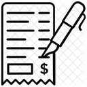 Paiement Facture Facture Icône