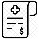 Facture Sante Liste Icône