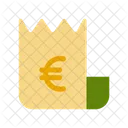 Facture En Euros Facture Recu Icon