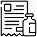 Facture Recu Medical Soins De Sante Icône